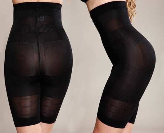 Ancient Energy women's seamless high waist shapewear shorts with tummy control for a smooth, sculpted silhouette.