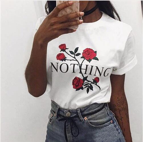 Women Summer Casual Blouse Shirt Loose T-Shirts Tops - MANDOTOS INTERNATIONAL0