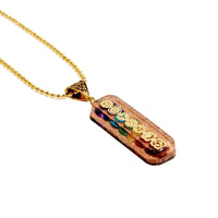 7 chakra Orgone Copper Pendant with Chain (Ships from USA!) Ancient Energy