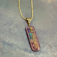 7 chakra Orgone Copper Pendant with Chain (Ships from USA!) Ancient Energy