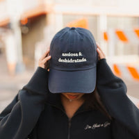 Ansiosa & Deshidratada Cap (Navy Blue) - MANDOTOS INTERNATIONAL