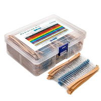 Mandotos 300/600 Pieces One Percent Resistor Set Quarter Watt Metal Film 10 Ohm To 1M Ohm 30 Values Aokin Components And Parts Store