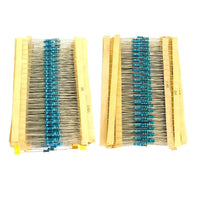 Mandotos 300/600 Pieces One Percent Resistor Set Quarter Watt Metal Film 10 Ohm To 1M Ohm 30 Values Aokin Components And Parts Store