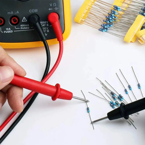 Aokin Mandotos resistor set with 300/600 metal film resistors, 10 Ohm to 1M Ohm, 30 values, quarter watt, one percent accuracy.