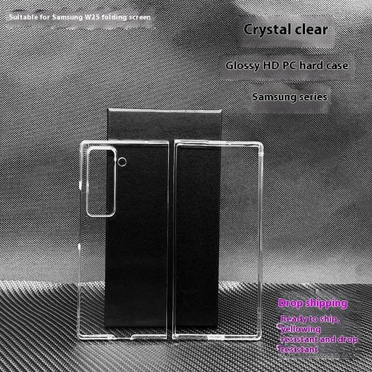 Applicable To High-permeability PC Transparent Hard Shell HD Anti-fall Phone Case - MANDOTOS