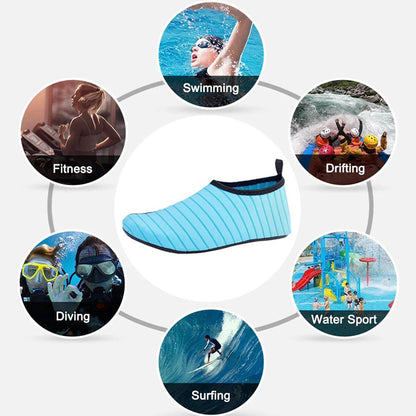 AquaFlex Unisex Water Shoes - Quick-Dry Beach Yoga Swim Socks - MANDOTOS