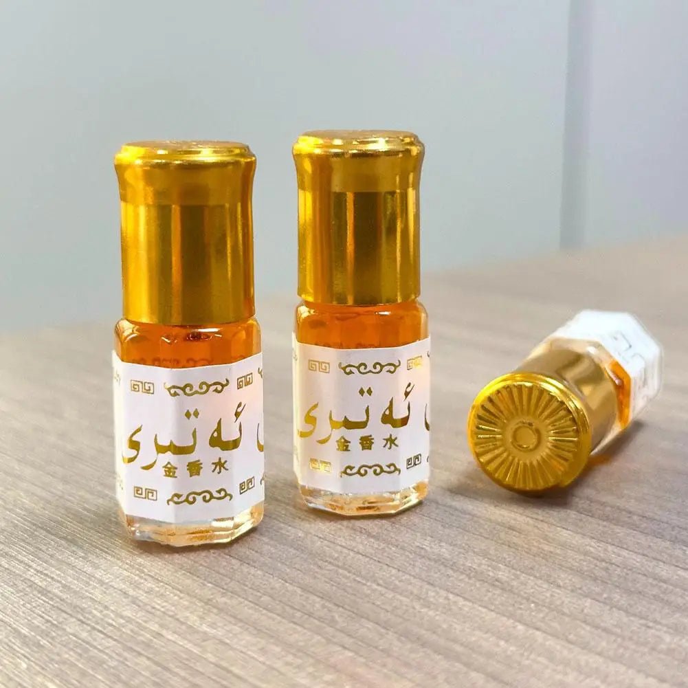 Arabian Gold Perfume Oil Roll On Bottle Long Lasting Fragrance Body Perfume Unisex Portable Long Lasting Scent Body Fragrance - MANDOTOS INTERNATIONAL