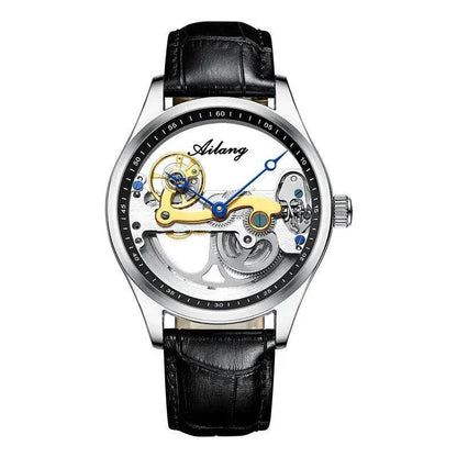 Automatic Mechanical Watch Creative Hollow Male Watch Generation Silicone Band Watch - MANDOTOS