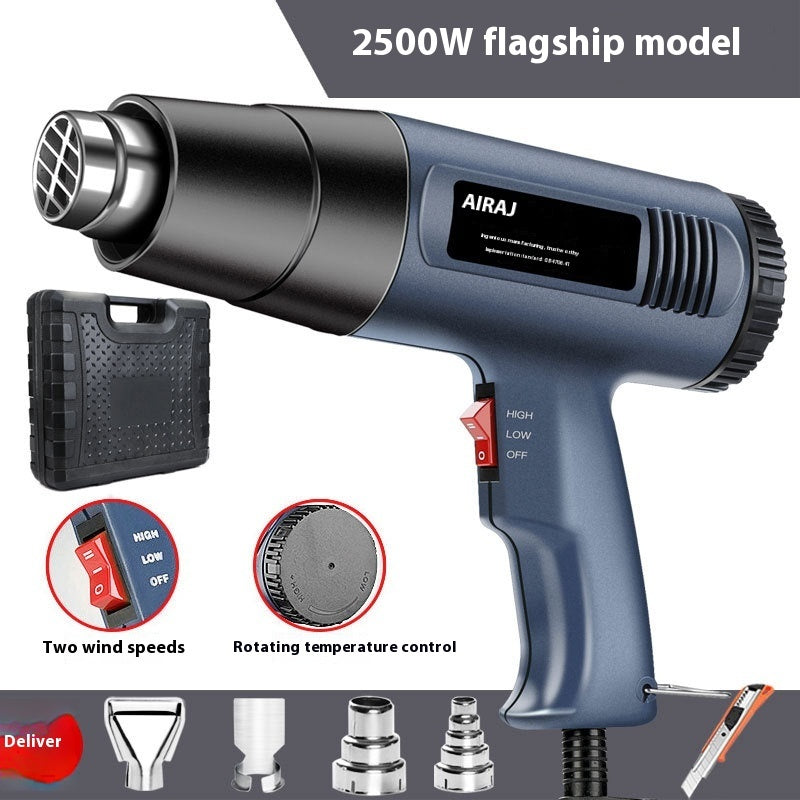 Digital Display Temperature Control Heat Gun Small Car Film Broiling Gun