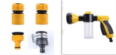 2-in-1 Car House Water Gun | 35W-150W Power | 8 Spray Types - MANDOTOS INTERNATIONAL0
