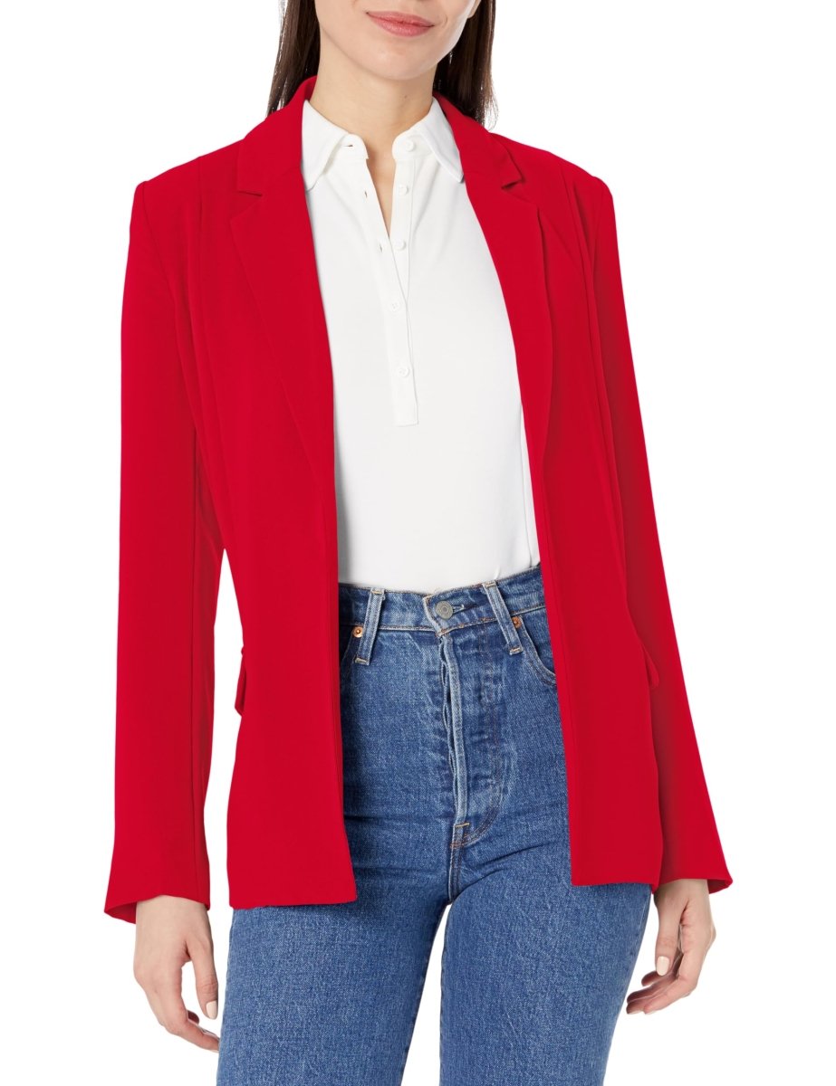 Steve Madden Womens Payton Classic Blazer in True Red - MANDOTOS INTERNATIONAL