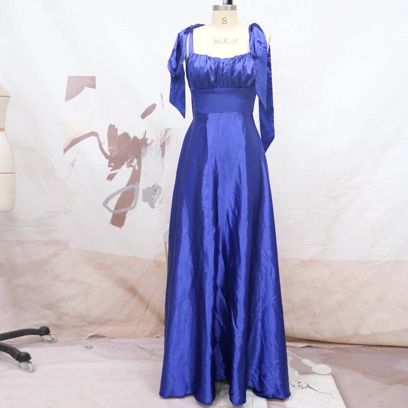 Fashion Dress Sleeveless Camisole Gown Evening Bridesmaid Dress Women MANDOTOS