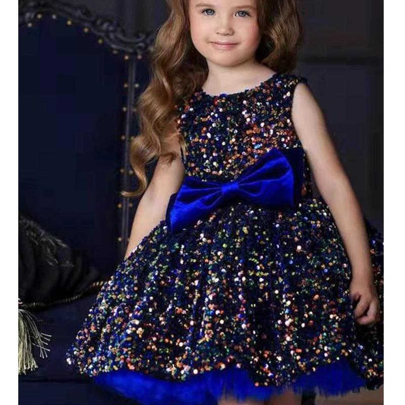 AutumnWinter One Shoulder Dress Girls Walking Dresses - MANDOTOS INTERNATIONAL0