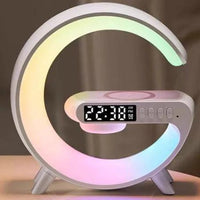 New Intelligent G Shaped LED Lamp Bluetooth Speake Wireless Charger Atmosphere Lamp App Control For Bedroom Home Decor - MANDOTOS INTERNATIONAL0