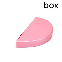 Pink heart-shaped rotating ring box for jewelry, Valentine's Day gift