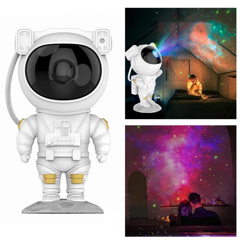 Creative Astronaut Galaxy Starry Sky Projector Nightlight USB Atmospher Bedroom Table Lamp MANDOTOS