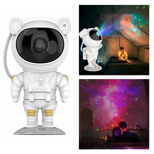 Creative Astronaut Galaxy Starry Sky Projector Nightlight USB Atmospher Bedroom Table Lamp MANDOTOS