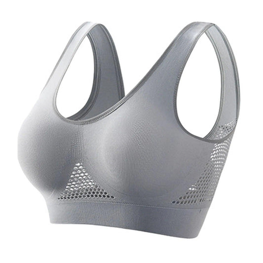 Beautiful Back Sports Bra Shockproof Running Fitness Anti-sagging Upper Collection Soft Support High-strength Women's Yoga Vest - MANDOTOS