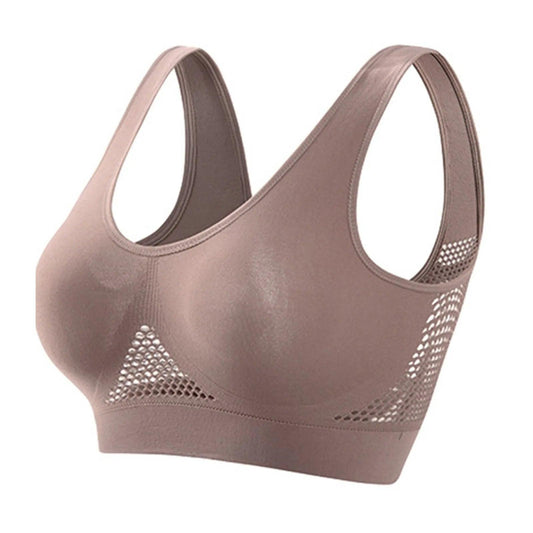 Beautiful Back Sports Bra Shockproof Running Fitness Anti-sagging Upper Collection Soft Support High-strength Women's Yoga Vest - MANDOTOS