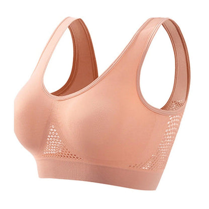 Beautiful Back Sports Bra Shockproof Running Fitness Anti-sagging Upper Collection Soft Support High-strength Women's Yoga Vest - MANDOTOS