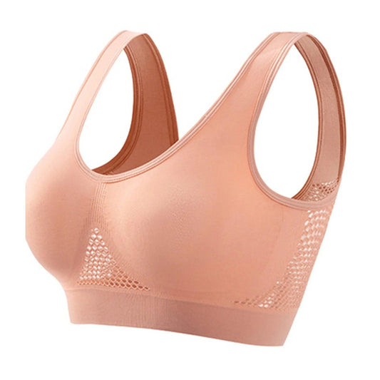 Beautiful Back Sports Bra Shockproof Running Fitness Anti-sagging Upper Collection Soft Support High-strength Women's Yoga Vest - MANDOTOS