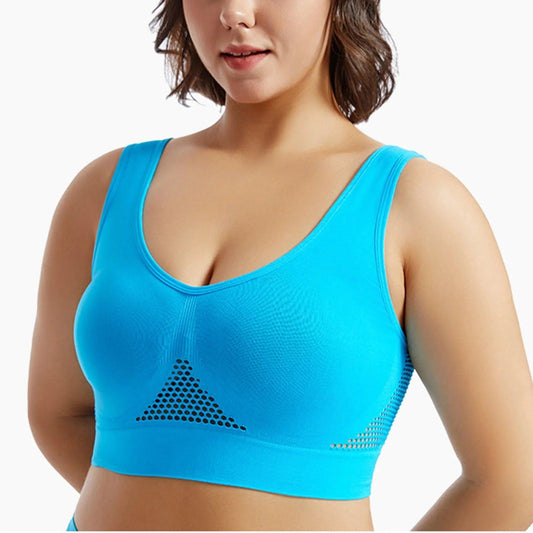Beautiful Back Sports Bra Shockproof Running Fitness Anti-sagging Upper Collection Soft Support High-strength Women's Yoga Vest - MANDOTOS