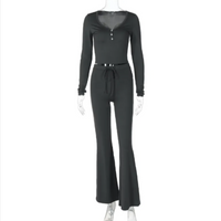 Chic Milk Silk Two-Piece Outfit