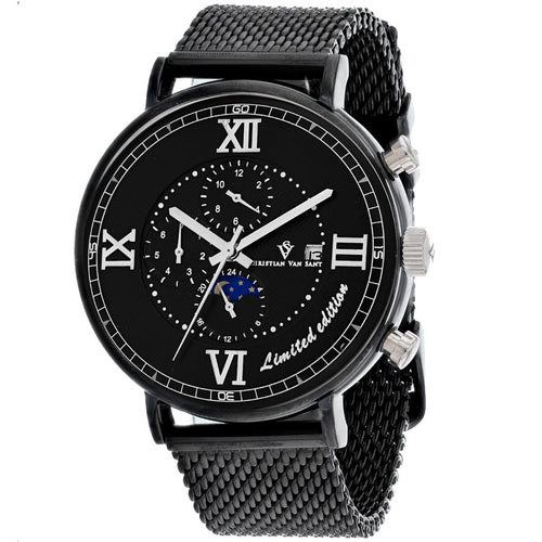 Christian Van Sant Men's Somptueuse LTD watch with a sleek design, featuring a stainless steel band and elegant dial.