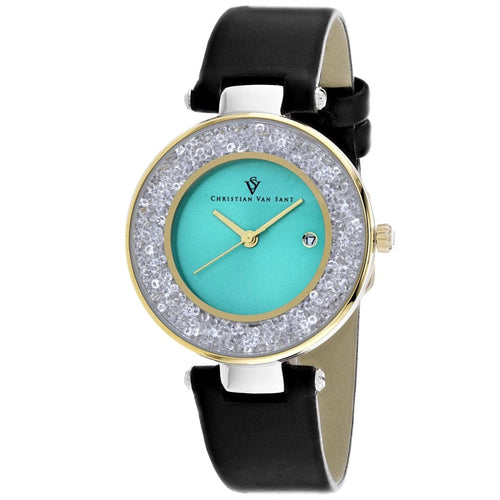 Christian Van Sant Women's Dazzle watch featuring a sleek design and elegant details, perfect for stylish women.