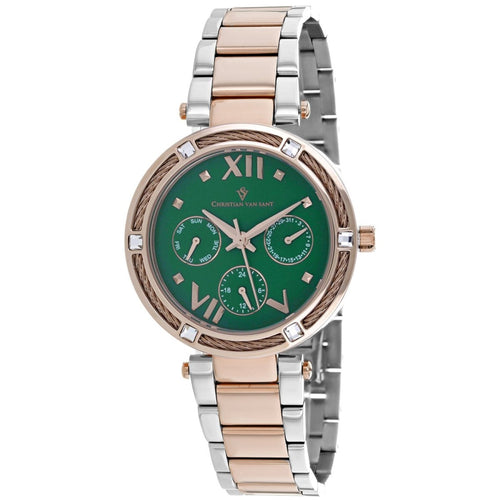 Elegant Van Sant Sienna Women's Watch by Bids.com featuring a sleek design and a stainless steel band.
