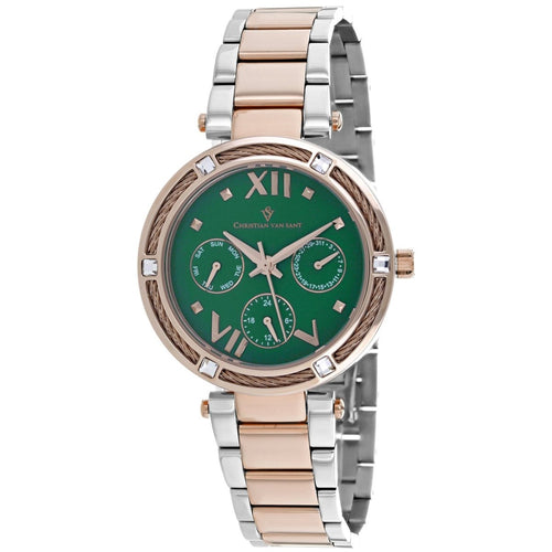 Elegant Van Sant Sienna women's watch by Bids.com featuring a sleek design with a round dial and stainless steel band.