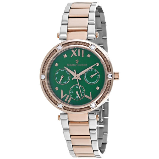 Elegant Van Sant Sienna women's watch by Bids.com featuring a sleek design with a round dial and stainless steel band.