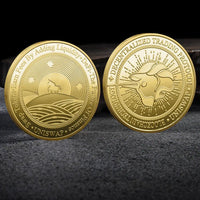 Bitcoin BTC ETH ADA XLM SHIB DOGE XRP SOL DOT LINK LTC UNI Coin Physical Metal Crypto Currency Coin Collection with Plastic Case - MANDOTOS INTERNATIONAL