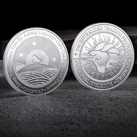 Bitcoin BTC ETH ADA XLM SHIB DOGE XRP SOL DOT LINK LTC UNI Coin Physical Metal Crypto Currency Coin Collection with Plastic Case - MANDOTOS INTERNATIONAL