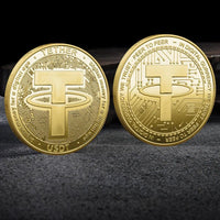 Bitcoin BTC ETH ADA XLM SHIB DOGE XRP SOL DOT LINK LTC UNI Coin Physical Metal Crypto Currency Coin Collection with Plastic Case - MANDOTOS INTERNATIONAL