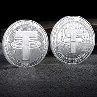 Bitcoin BTC ETH ADA XLM SHIB DOGE XRP SOL DOT LINK LTC UNI Coin Physical Metal Crypto Currency Coin Collection with Plastic Case - MANDOTOS INTERNATIONAL