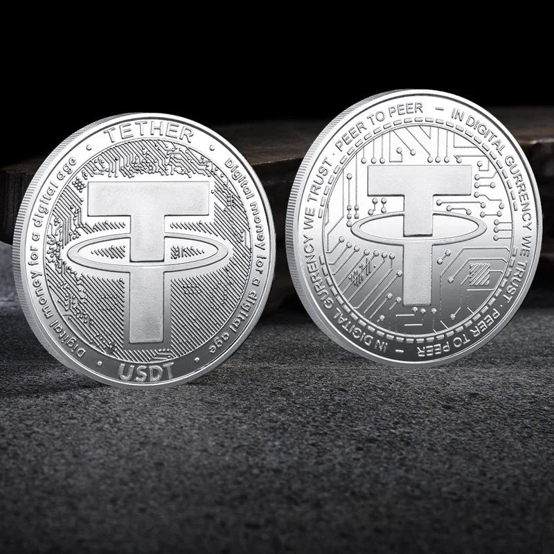 Bitcoin BTC ETH ADA XLM SHIB DOGE XRP SOL DOT LINK LTC UNI Coin Physical Metal Crypto Currency Coin Collection with Plastic Case - MANDOTOS INTERNATIONAL