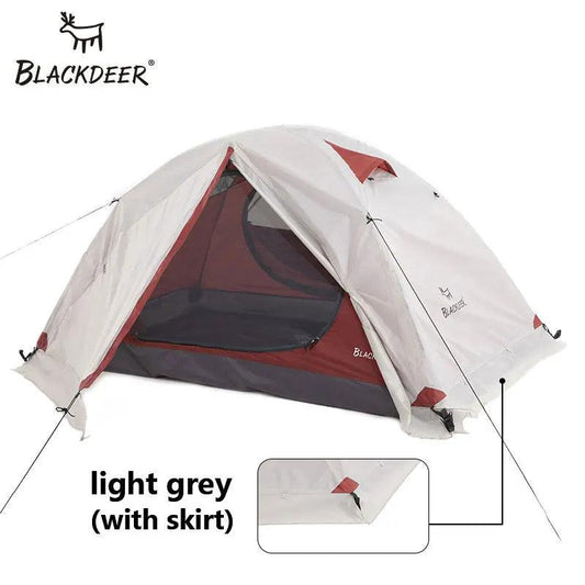 Blackdeer Archeos 2-3 People Backpacking Tent Outdoor Camping 4 Season Winter Skirt Tent Double Layer Waterproof Hiking Survival - MANDOTOS