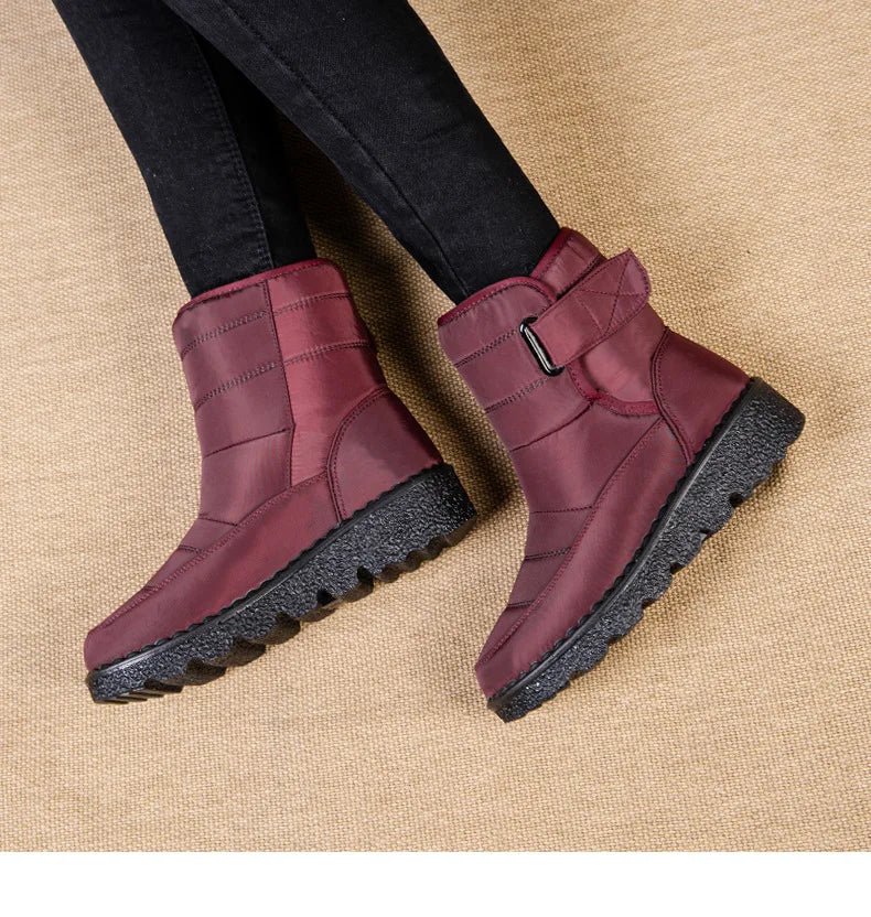 Women's Waterproof Winter Snow Boots | Non Slip Ankle Boots | Warm Platform Shoes - MANDOTOS INTERNATIONAL