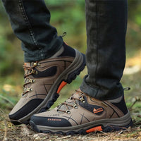 Brand Men Winter Snow Boots Waterproof Leather Sneakers Super Warm Men's Boots Outdoor Male Hiking Boots Work Shoes Size 39-47 - MANDOTOS INTERNATIONAL