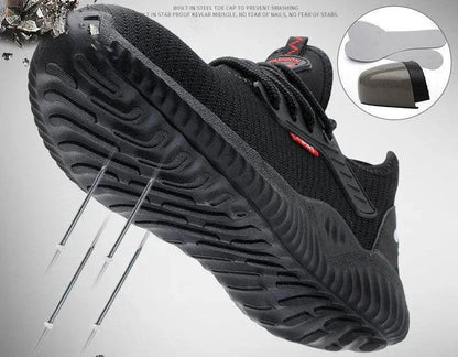 Breathable Safety Shoes Anti-smashing Work Safety Shoes - MANDOTOS
