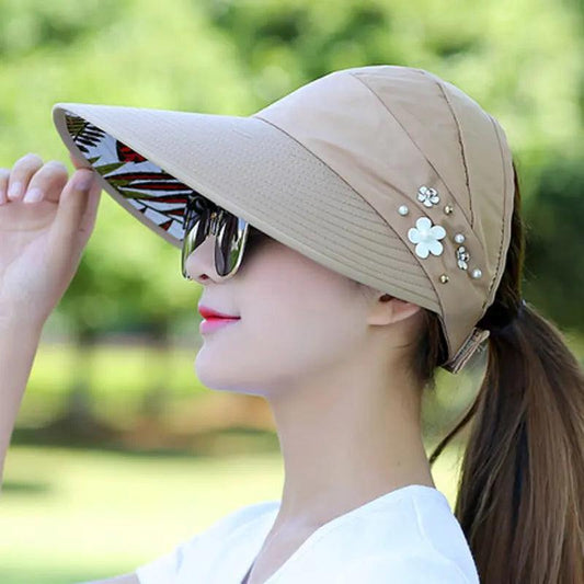 Breezy Pearl Visor Hat - MANDOTOS
