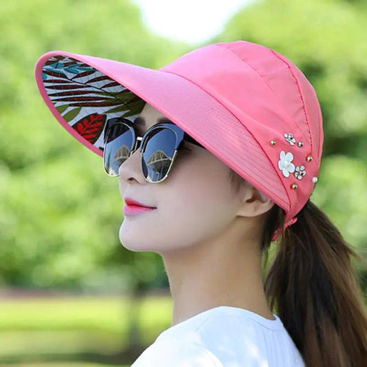 Breezy Pearl Visor Hat - MANDOTOS