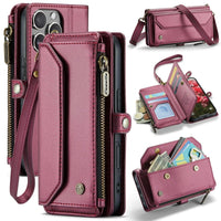 iPhone 16 Pro RFID Multi - Function Wallet Case - MANDOTOS INTERNATIONAL