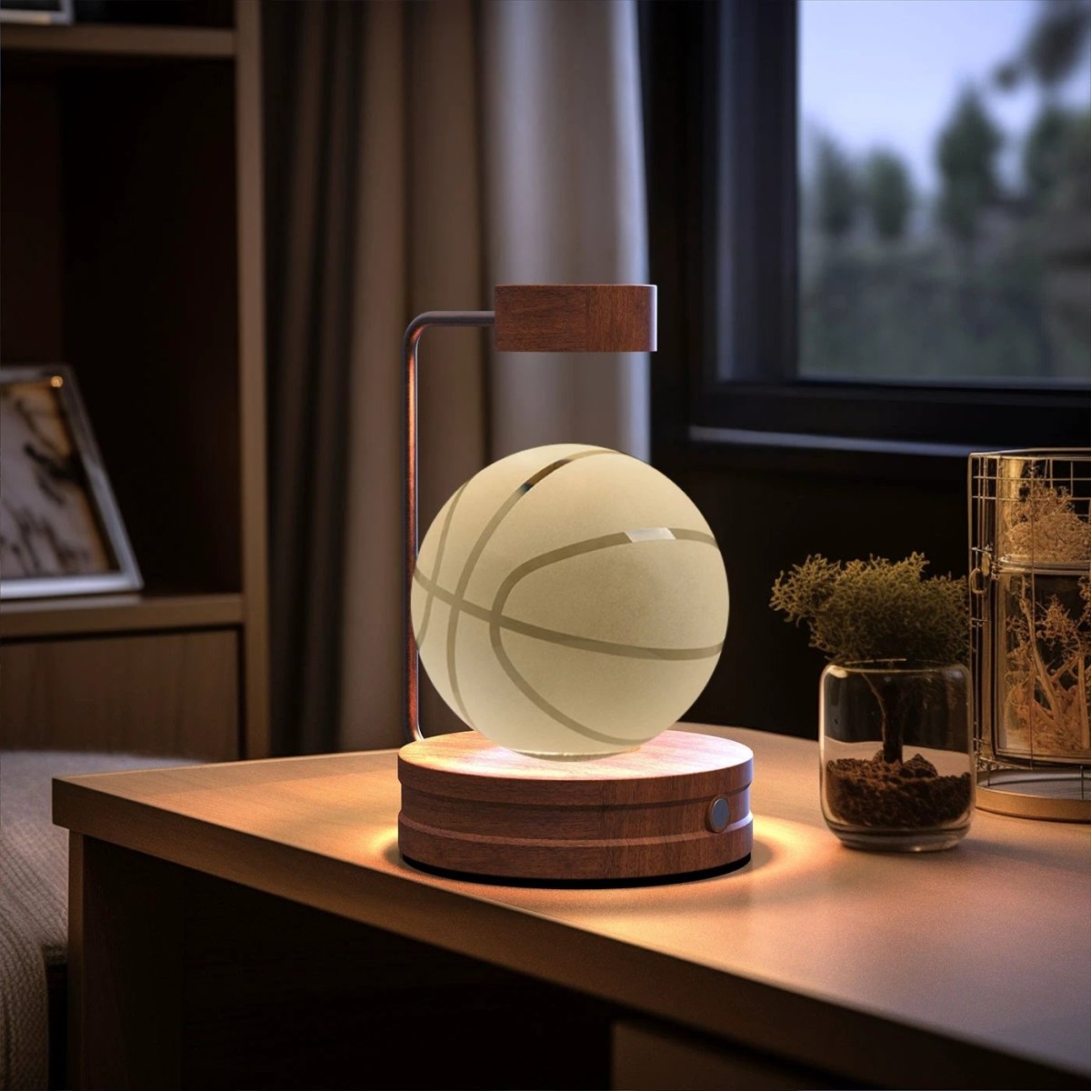 Crystal Ball Cosmic Dinosaur Indoor Night Light USB Power Warm Bedside Light Birthday Gift Night Lamp MANDOTOS