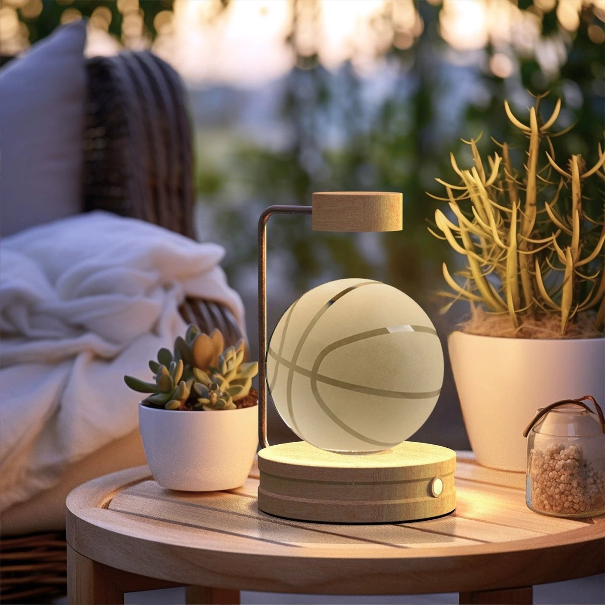 Crystal Ball Cosmic Dinosaur Indoor Night Light USB Power Warm Bedside Light Birthday Gift Night Lamp MANDOTOS