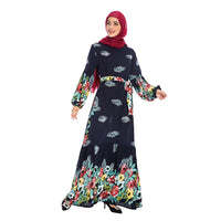 Euro-American Floral Swing Dress