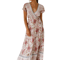 Tropical Bloom Maxi Dress