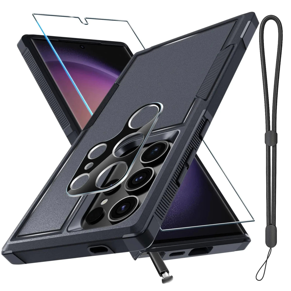 Samsung S25 Ultra Armored Defense Case with Screen & Lens Cover - MANDOTOS INTERNATIONAL