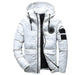 Camouflage Men's Winter Jacket Coat Hooded Casual Slim Down Parka Autumn Camo Windproof Warm Mens Overcoat - MANDOTOS